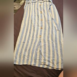 LOVE TREE linen skirt